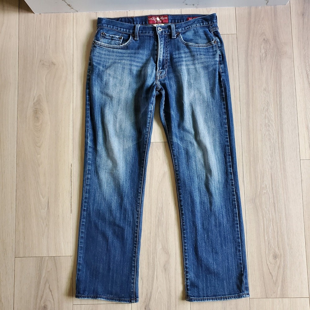 Lucky Brand Jeans Mens 32x30 Blue 361 Vintage Straight Denim Casual Classic